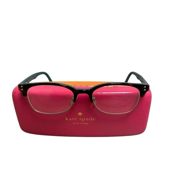 Kate Spade Ivonne 0JEY Frames Turquoise Eye Glasses And Comes‎ With Pink Case - Picture 4 of 12